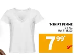 Trafic T-shirt femme offre