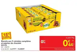 METRO belVita Biscuits aux 5 céréales complètes et pépites de chocolat offre