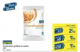 METRO ARO Cacahuètes offre