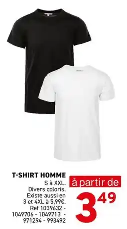 Trafic T-SHIRT HOMME offre
