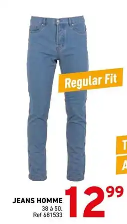 Trafic JEANS HOMME offre