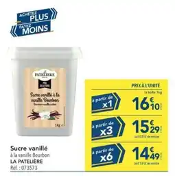 METRO LA PATELIÈRE Sucre vanillé offre