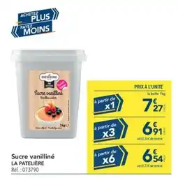METRO LA PATELIÈRE Sucre vanilline offre