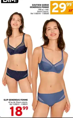 Trafic DIM SOUTIEN-GORGE GENEROUS FEMME offre
