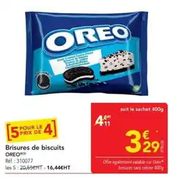 METRO OREO Brisures de biscuits offre