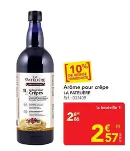 METRO LA PATELIÈRE Arôme pour crêpe offre