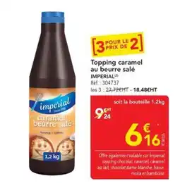 METRO Imperial Topping caramel beurre salé offre