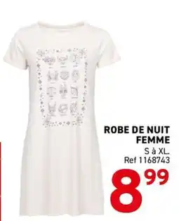Trafic ROBE DE NUIT FEMME offre