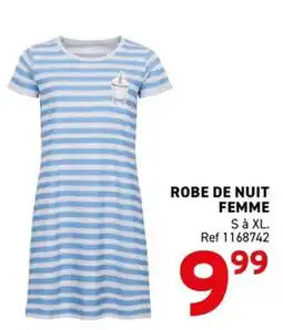 Trafic Robe de nuit femme offre