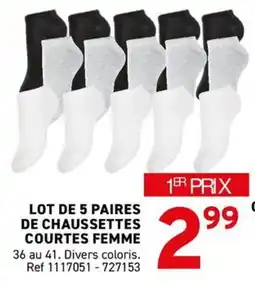 Trafic Chaussettes Femme offre