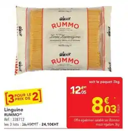 METRO RUMMO Linguine offre