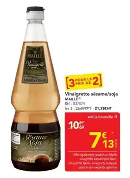 METRO MAILLE Vinaigrette offre