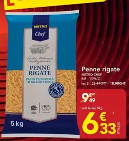 METRO METRO Chef Penne rigate offre