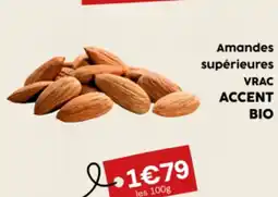 SO'BiO Amandes superieures vrac accent bio offre