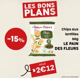 LE PAIN DES FLEURS Chips aux lentilles
