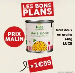 SO'BiO Luce Maïs doux offre