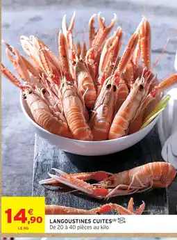 Intermarché Hyper Langoustines cuites offre