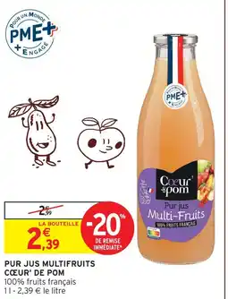 Intermarché Hyper Cœur' de pom pur jus multifruits offre