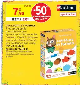 Intermarché Hyper Nathan couleurs et formes offre