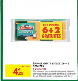 Intermarché Hyper Spontex éponge gratt & flex + 2 offre