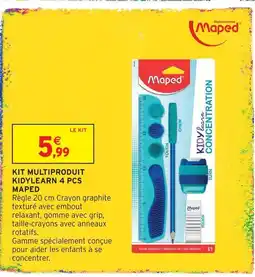 Intermarché Hyper Maped kit multiproduit kidylearn offre
