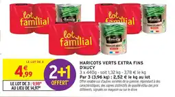 Intermarché Hyper D'aucy haricots verts extra fins offre