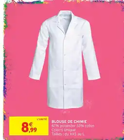 Intermarché Hyper Blouse de chimie offre