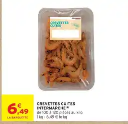Intermarché Hyper Intermarche crevettes cuites offre