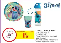 Intermarché Hyper Gobelet stitch hawaï offre
