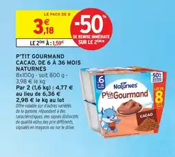 Intermarché Hyper Naturnes p'tit gourmand cacao offre