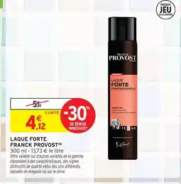 Intermarché Hyper Franck provost laque forte professionnelle offre