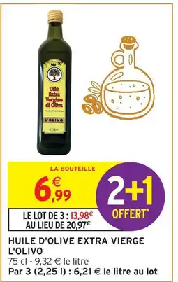 Intermarché Hyper L'olivo huile d'olive extra vierge offre