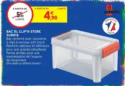 Intermarché Hyper Sundis bac 5l clip'n store offre