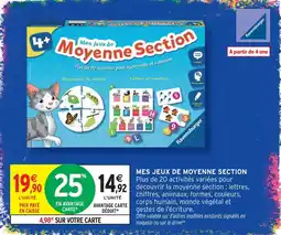 Intermarché Hyper Ravensburger mes jeux de moyenne section offre