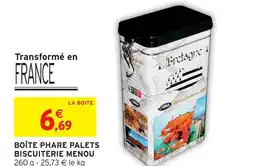 Intermarché Biscuiterie menou boîte phare palets offre