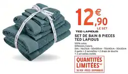 Intermarché Ted lapidus set de bain 8 pièces offre