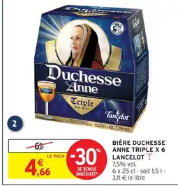 Intermarché Lancelot bière duchesse anne triple offre