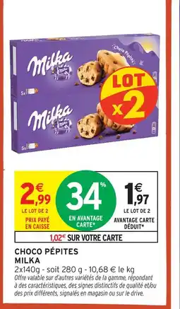 Intermarché Milka choco pépites offre