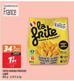 Netto Lunor frites fraîches précuites offre