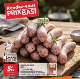 Netto Netto 20 chipolatas nature offre