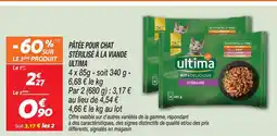 Netto Ultima pâtée pour chat stérilisé à la viande offre