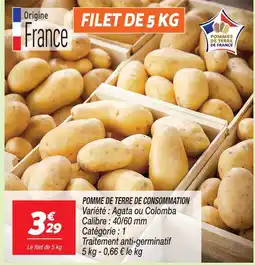 Netto Pomme de terre de consommation offre