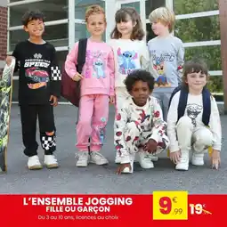 Stokomani L'ensemble jogging fille ou garçon offre