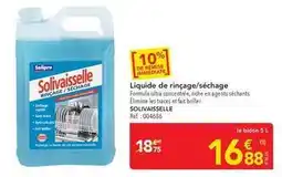 METRO Solipro - liquide de rincage/séchage offre