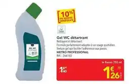 METRO Metro - gel wc détartrant offre