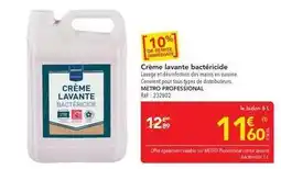 METRO Tous - crème lavante bactéricide offre