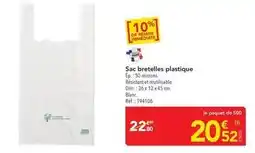 METRO Dim - sac bretelles plastique offre