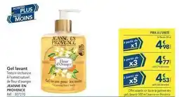 METRO Jeanne en provence - gel lavant offre