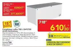 METRO Metro - congelateur coffre 700 l ghf2700 offre