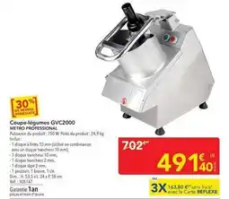 METRO Metro - coupe-legumes gvc2000 offre